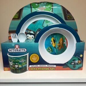 Octonauts Octo-Friends 5 Piece Plate Bowl Set
